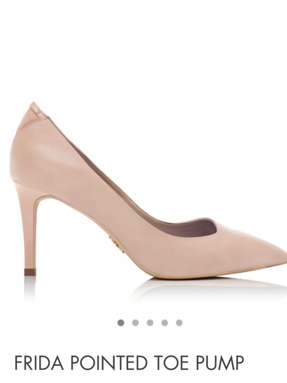 Frida Pointed Toe Pump - Nude